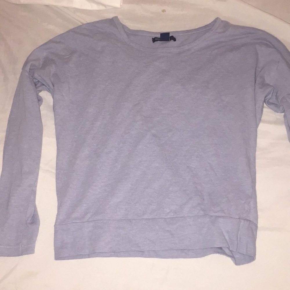 Plain light blue girls top